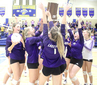 Girls' Volleyball 1A Sectional Championship @ CAI -- Lanesville Vs. CAI 10.15.22