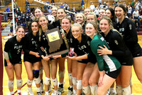 Girls' Volleyball 4A Regional Championship @ Bloomington North -- Floyd Central Vs. Castle 10.22.22