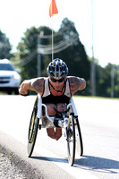 Chad Johnson wheelchair race training, 6.30.16