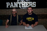 Ben Woodward, Lannis Buck sign with Franklin College, 4.29.16