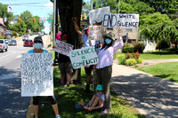 Peaceful protest in Corydon, 6.6.20