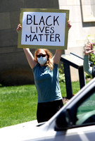 Peaceful protest in Corydon, 5.31.20